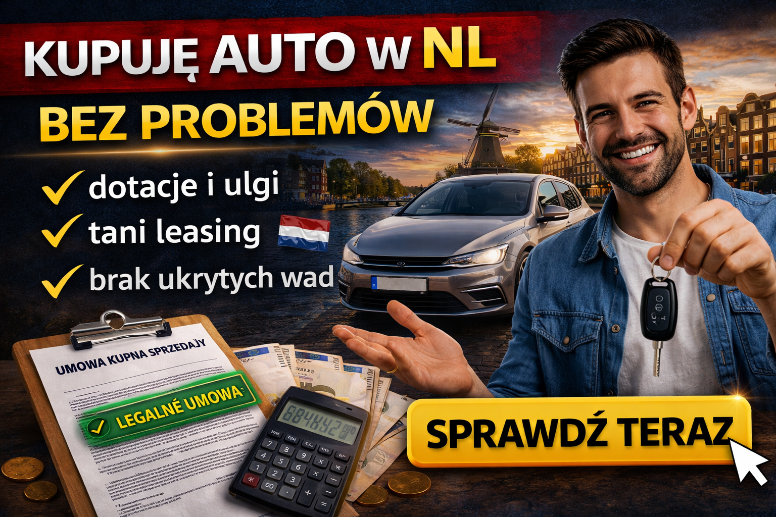 Kupno auta w NL krok po kroku
