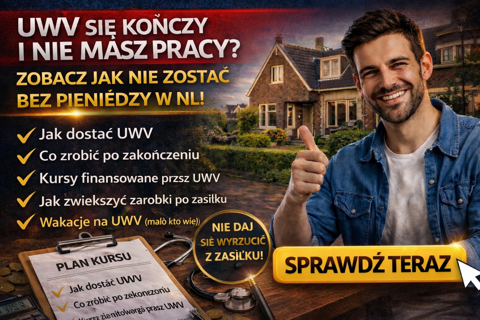 UWV się kończy a ty nie masz pracy co dalej ?